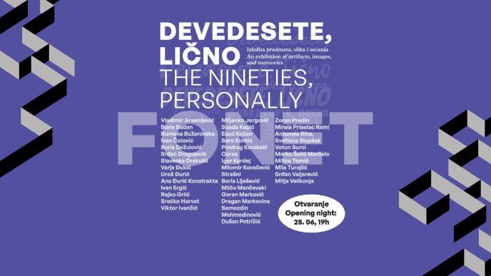 "Devedesete, lično" u Beogradu